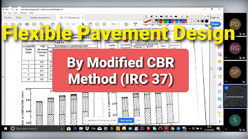Flexible Pavement Design by Modified CBR method (IRC 37)