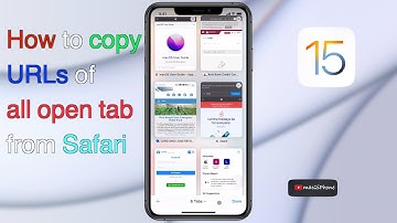 How to copy Links of all open tabs from safari on iPhone and iPads