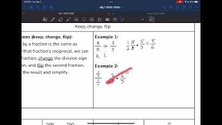 Unit 1 Page 4 Notes Packet Video - Algebra 1