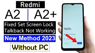 Redmi A2/ A2 Plus FRP Unlock (App Not Opening) - New Method 2023 (without pc)