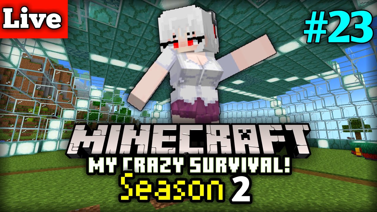 🔴[LIVE]❗My Crazy Survival Season 2 | Minecraft Bedrock 1.21 + Add-on's EP.23