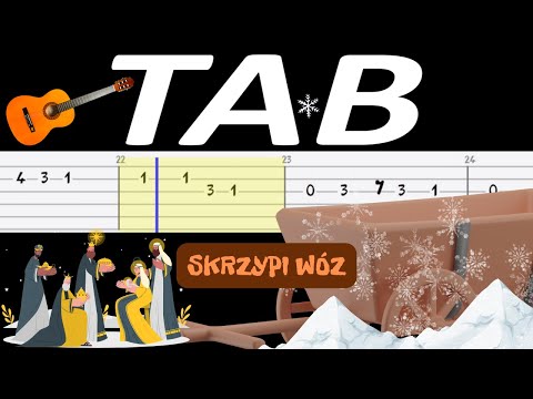 🎸 Skrzypi wóz - melodia TAB (gitara) 🎵 TABY I NUTY W OPISIE 🎼