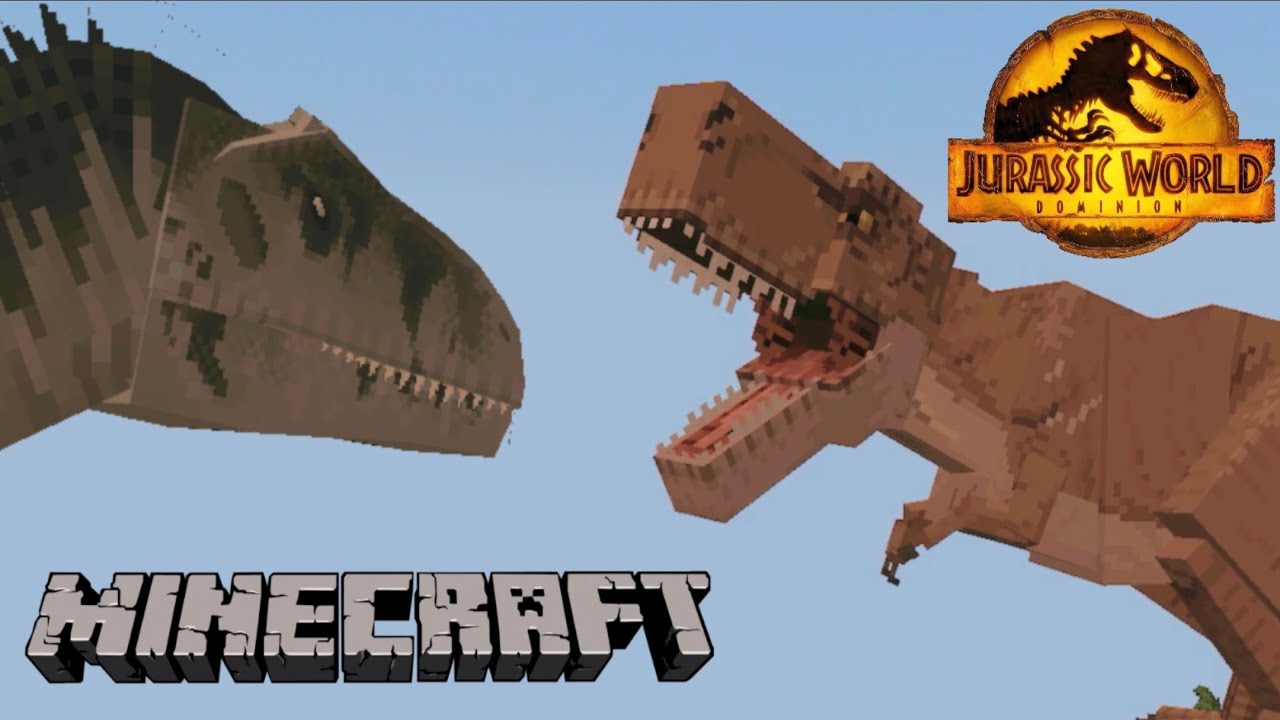 Jurassic World Dominion prologue, but it’s in Minecraft (11) YouTube