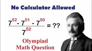A Nice Math Olympiad Question l Simplifying Expression Involving Powers of 7 l Powerful Exponents !