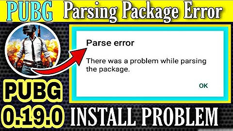 PUBG Mobile 0.19.0 Parse Error Fix Android | Fix Parse Error In 0.19.0 [ pubg mobile 0.19.0 update ]