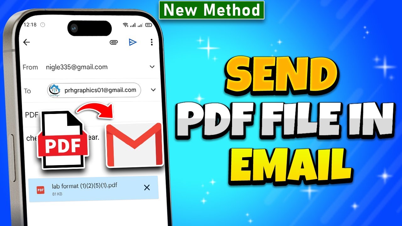 How to Send PDF File in Email [ Easy Way ] - YouTube