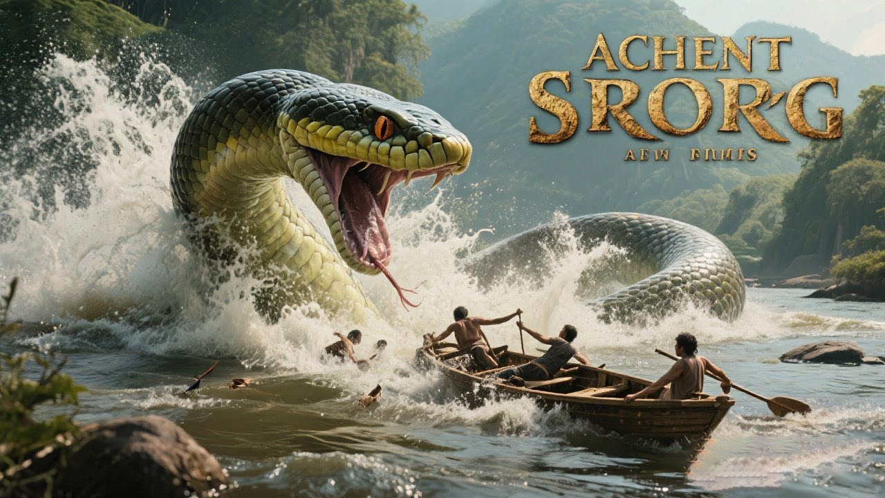 死亡之河！上古大蛇破浪突襲！深淵巨口瞬間吞噬人類小船！【蛇之女 Snake Girl】丨驚悚 冒險 災難 