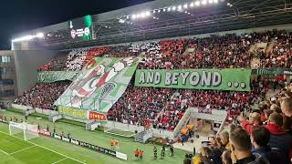 Opening choreo FC Spartak Trnava vs Fenerbahce SK 05.10.2023