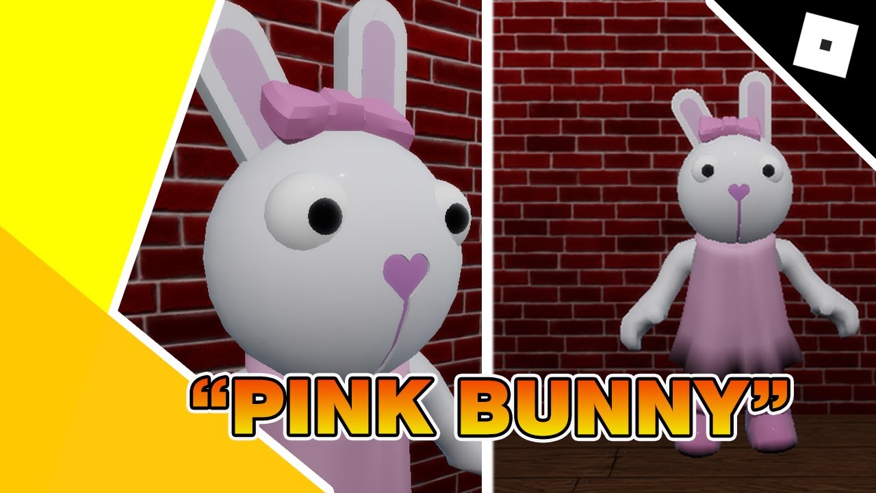 How To Get Pink Bunny Badge Morph In Piggy Rp Infection Roblox Youtube - pink rabbit roblox