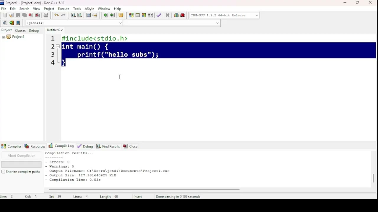 What is Programming? C Language Program Structure Explained Chapter One