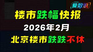 北京2月二手房跌幅多大？2026年2月北京楼市最新成交数据详细解读