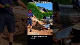 'Rotary Soil Screener | Trommel Machine for Perfect Soil'