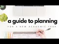 How I plan for a new academic year | Study planning & Weekly planning | studytee