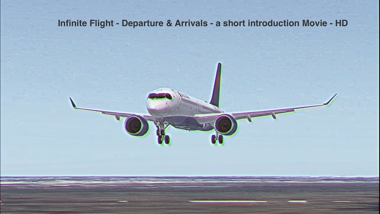Infinite Flight - departure & landings - a short movie with music* - UHD (1140p 60s)
