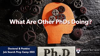 What Are Other PhDs Doing?