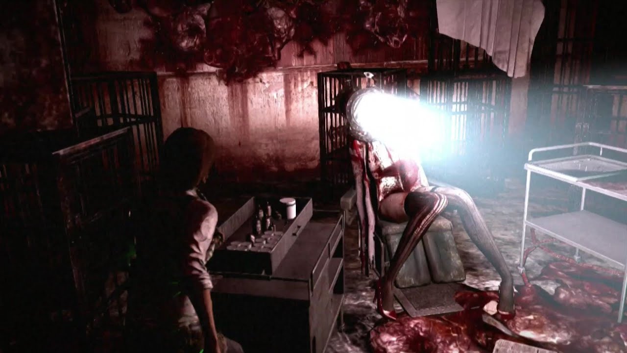 The Evil Within - The Consequence - Boss Battle 1 - SHADE (Headlight Creature) - All Scenes Included