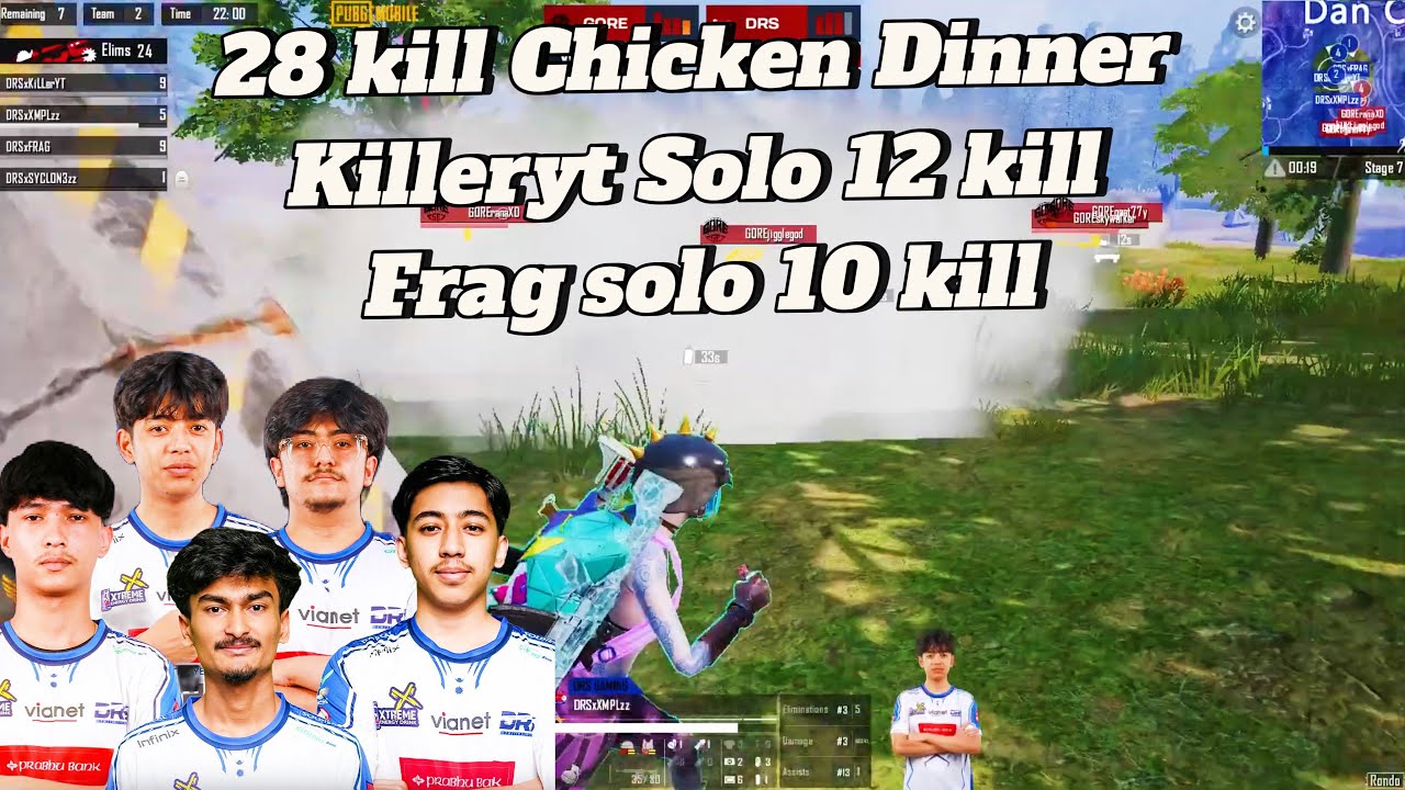 28 kill Chicken Dinner / Full Domination 