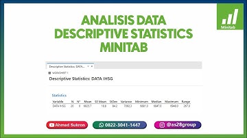 TUTORIAL MINITAB : STATISTIK DESKRIPTIF MINITAB ‼️
