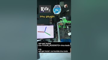 ROS Rviz IMU plugin #technology #projects #ROS