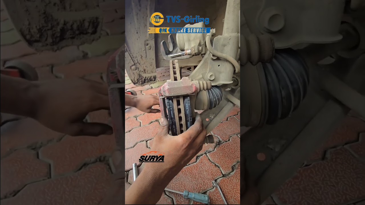 Stop Smooth. Stop Safe. Experience the QIK Brake Service by TVS Girling — now at Surya Alignment