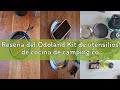 Reseña del Odoland Kit de utensilios de cocina de camping con estufa plegable para 2 personas, juego