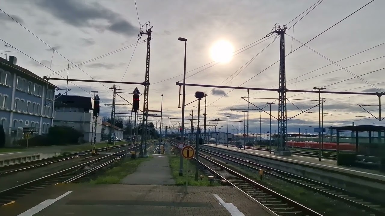 Einfahrt des EuroCityExpress 191 am 19.11.2024 in Buchloe
