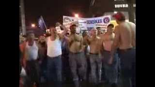 Bursada İşçilerden Yarı Eylem