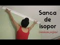 Como Instalar Sanca de Isopor no TETO