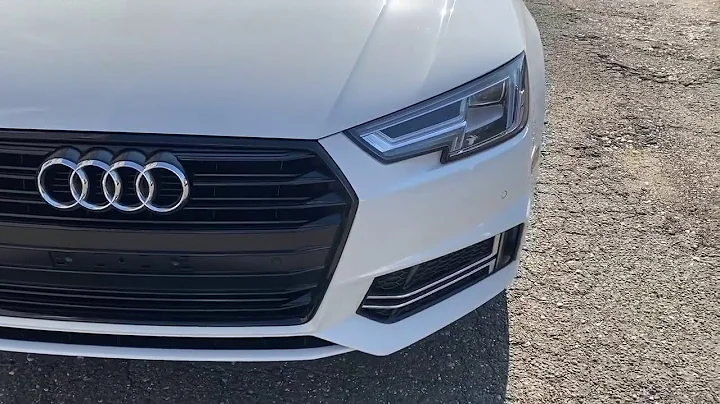 Audi A4 Chrome Delete, Roof Wrap and Mirror Wrap