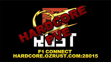 OzRust Hardcore PvE Teaser