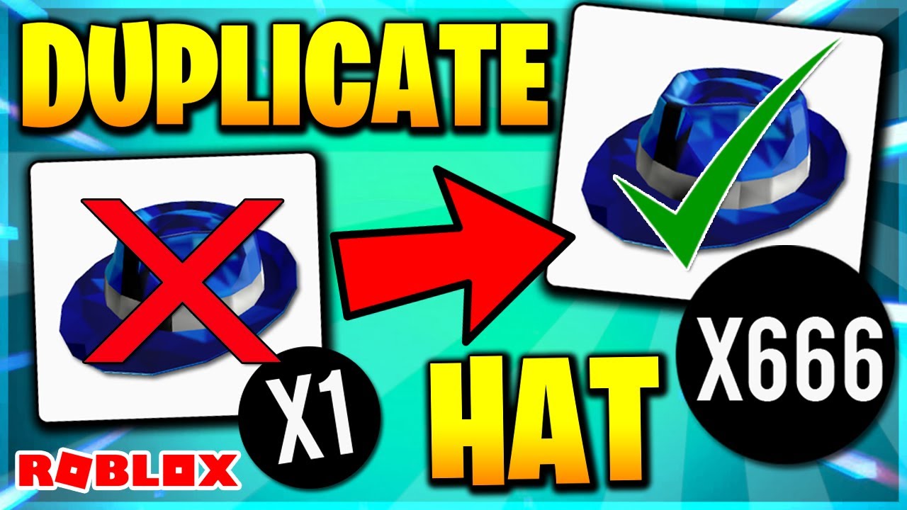 Roblox Duplicate Hat Glitch How To Duplicate Items In Roblox Roblox Youtube - roblox 3 hat glitch