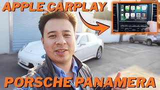 Porsche Panamera Gets Apple CarPlay Added to the Factory Screen!