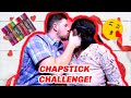 CHAPSTICK CHALLENGE|INTERRACIAL COUPLE|(IT GOT SPICY)