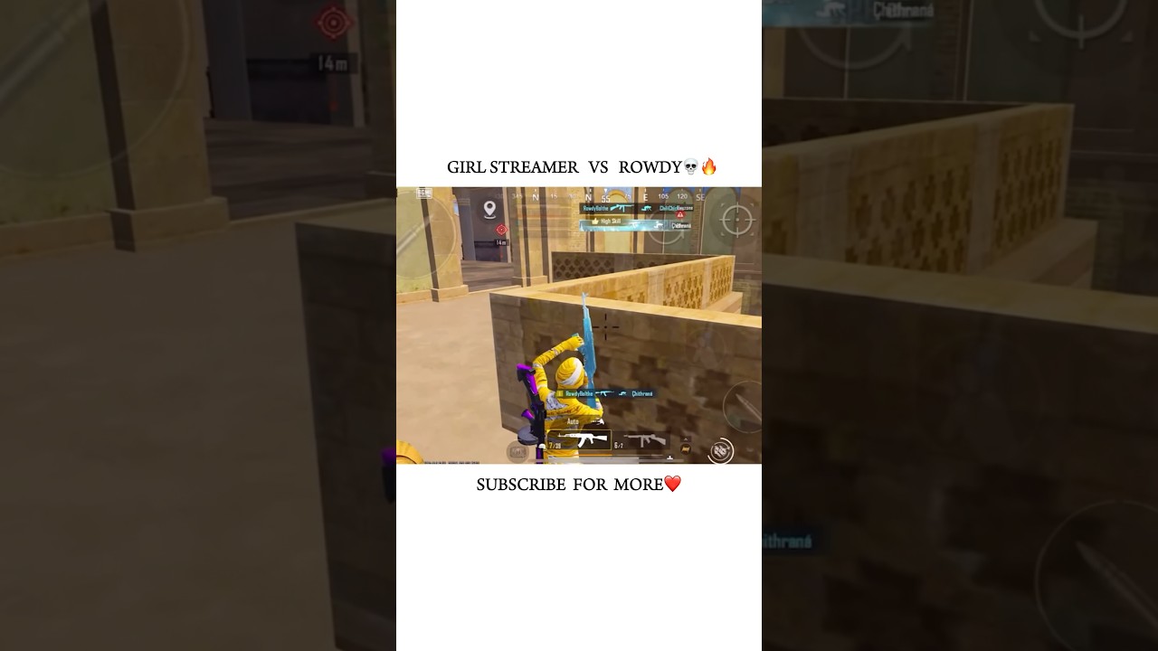 Girl Streamer VS Rowdy🔥💀