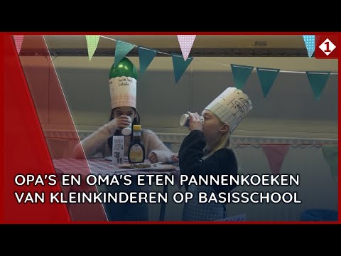 Leerlingen van School 75 in Nieuw-Buinen bakken samen 350 pannenkoeken