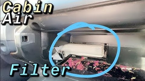 HOW TO REPLACE CABIN AIR FILTER ON A 2010- 2012 LEXUS HS250H
