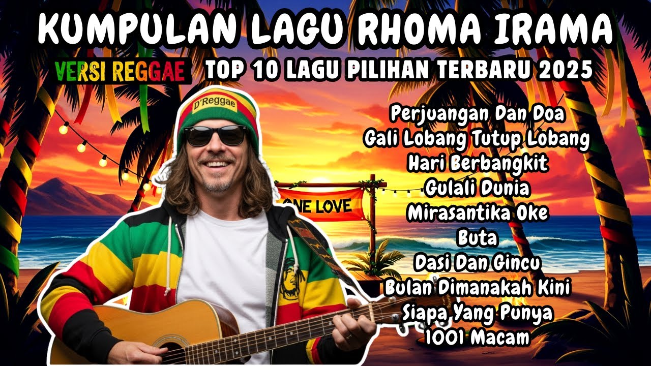 ⭐ Rhoma Irama Reggae Dangdut 2025 Full Album Viral 🎶 Hits Legendaris 100% Mangguk Mangguk 🌿🔥