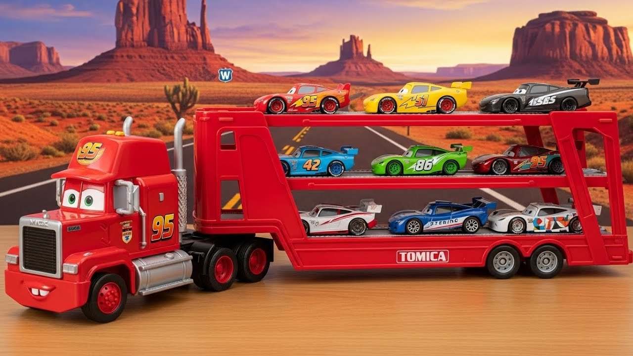 Disney Pixar Cars Unboxing Review | Lightning McQueen, Tow Mater, Doc Hudson, Sally Carrera, Cruz