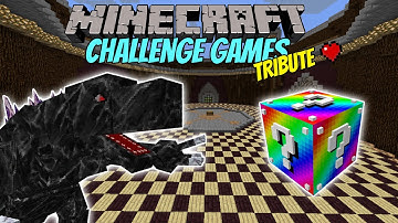 (Tribute To PopularMMOs) MOBZILLA CHALLENGE GAMES - Lucky Block Mod - Modded Mini-Game