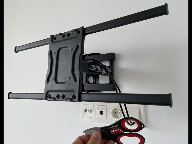 Cómo colocar una pantalla plana ocultando los cables en la pared - Programa  completo - Bricomanía 