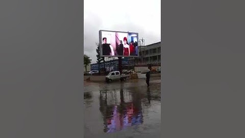 P10 outdoor full color LED sign and usb programmable display video wall factory