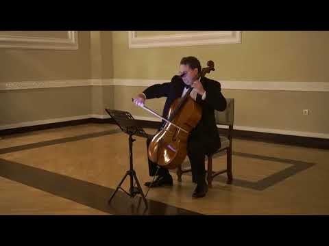 Jeffrey Lastrapes, cello -  J.S. Bach - Cello Suite No. 2 Cetinje, Mne  20.10.17