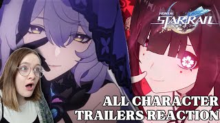 THESE TRAILERS ARE INSANE | Reacting to ALL of the Honkai Star Rail Character Trailers!