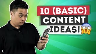 10 Basic Content Ideas | Freedom! Quick Tips (2019)