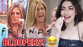 F.R.I.E.N.D.S BLOOPERS REACTION | INDIAN GIRL REACTS TO FRIENDS | I AM SO OBSESSED !!!