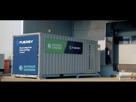 Installation of a smart battery storage from FUERGY