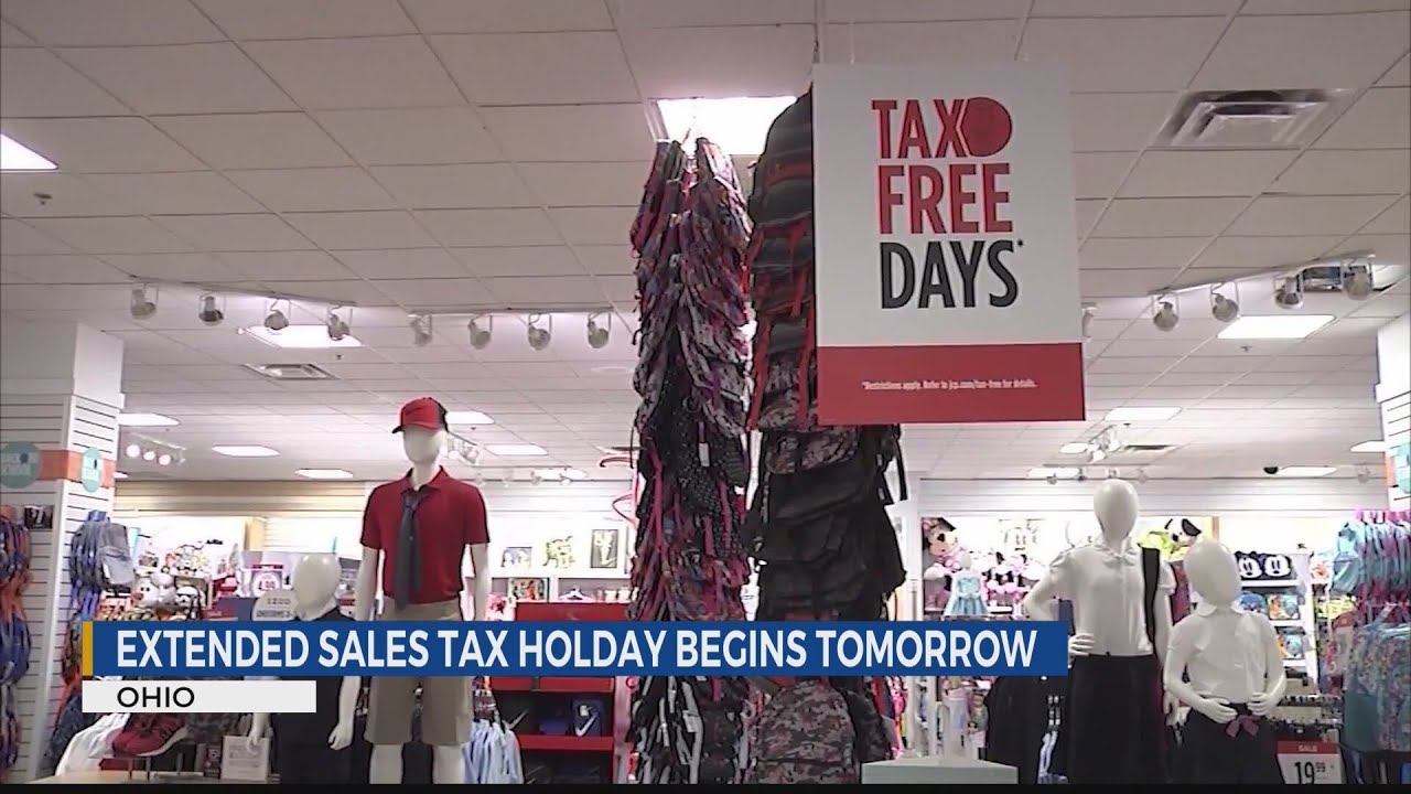 Ohio Tax Free Weekend Starts Tuesday YouTube Ohio tax free weekend starts tuesday youtube