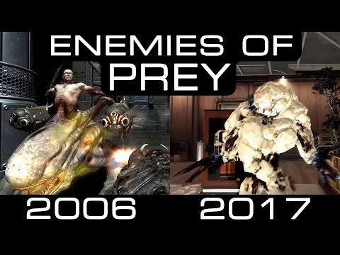 Видео: Prey 2006 vs 2017: все враги сравнили