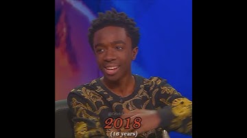 Lucas Sinclair ⛹🏿Caleb McLaughlin evolution (2012 - Now) 📹✨#strangerthings #lucassinclair