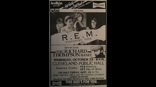 Celebrity R.E.M. - Sloop John B - Public Hall Cleveland OH 10/23/86 Profile